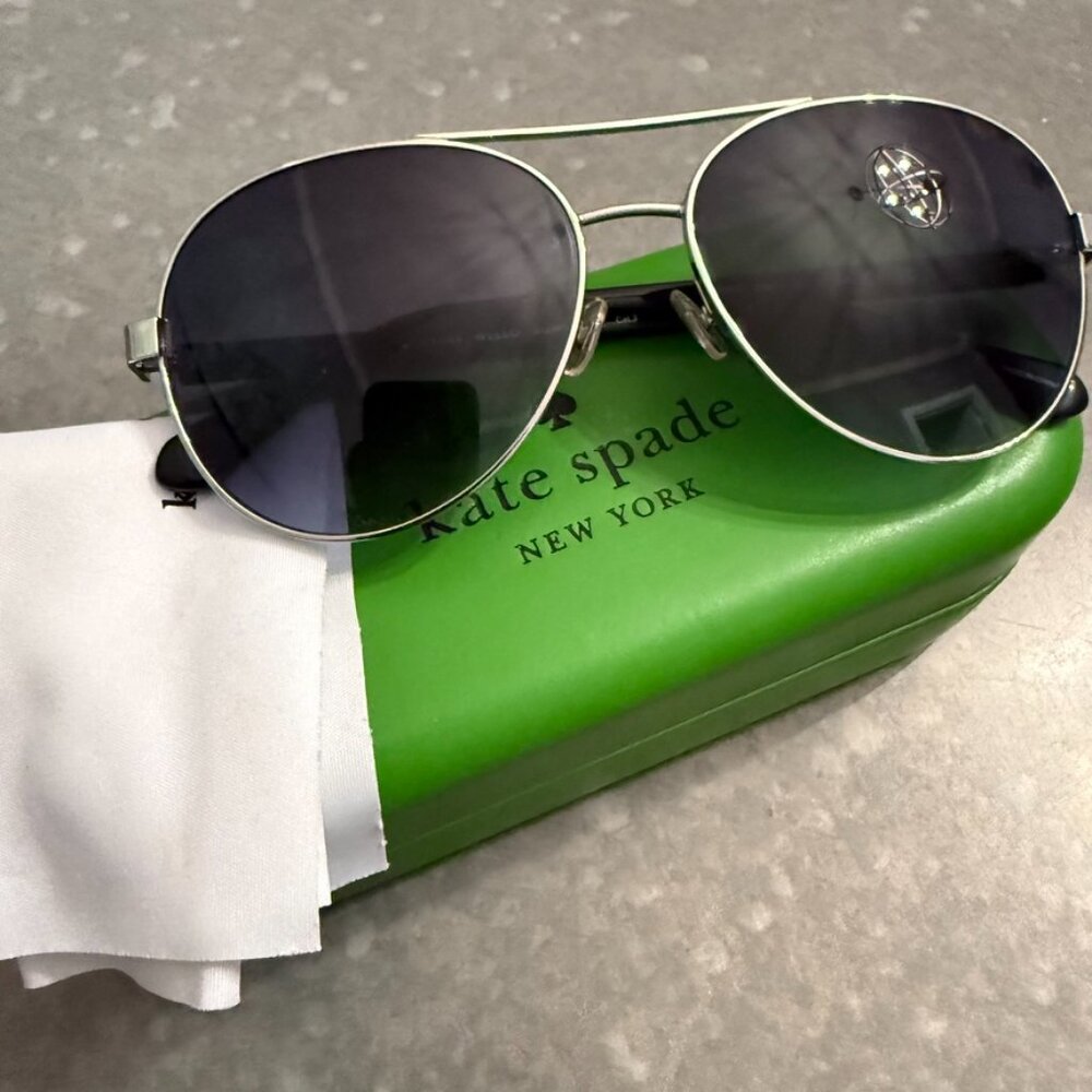 Kate Spade “Hello Sunshine” Aviator Sunglasses - Picture 3 of 13
